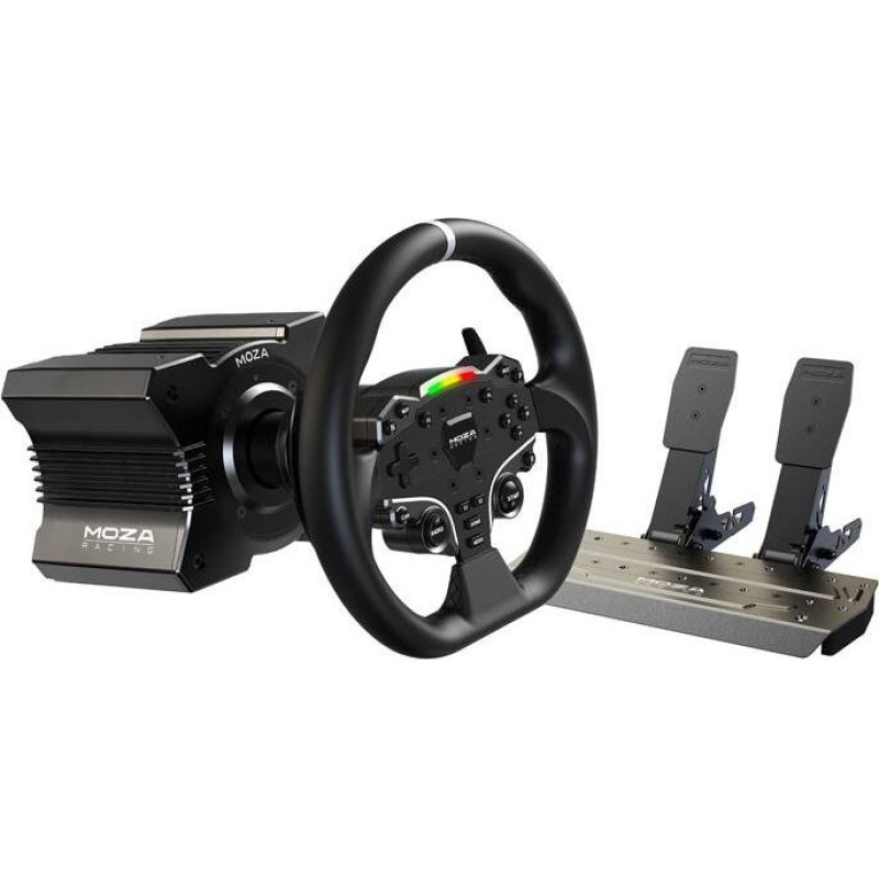 Moza Racing Gaming set - R5 base + ES steering wheel + SRP-Lite pedals + clamps Moza Racing R5 RS20 (PC)