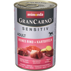 Animonda GranCarno Adult Sensitiv Beef with potatoes - wet dog food - 400g