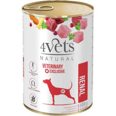 4Vets Natural Renal - wet dog food - 400g