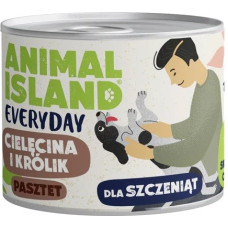 Animal Island Everyday Puppy Veal and rabbit - wet dog food - 185g
