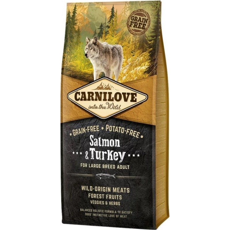 Carnilove Salmon&Turkey Adult Large breed dry dog food - 4kg