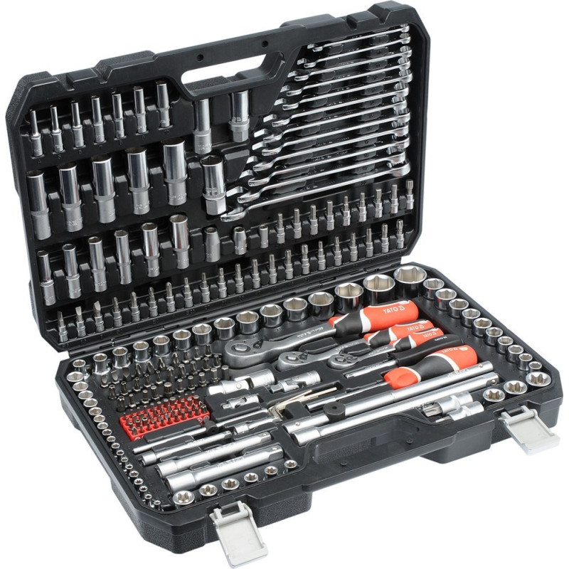 Yato Galvučių ir raktų komplektas Yato YT-38841, 216 vnt.