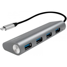 Logilink Hub 4-port USB-C 3.1 with aluminum casing