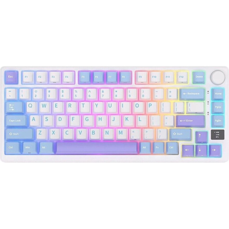 Royal Kludge M75 Taro Milk, Cream Switch, US