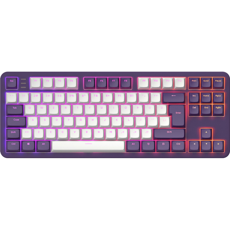 Dark Project ALU87A Violet-White, G3MS Sapphire Switch, UK/DE/AT/ES/IT/FI/NO/SE/DK