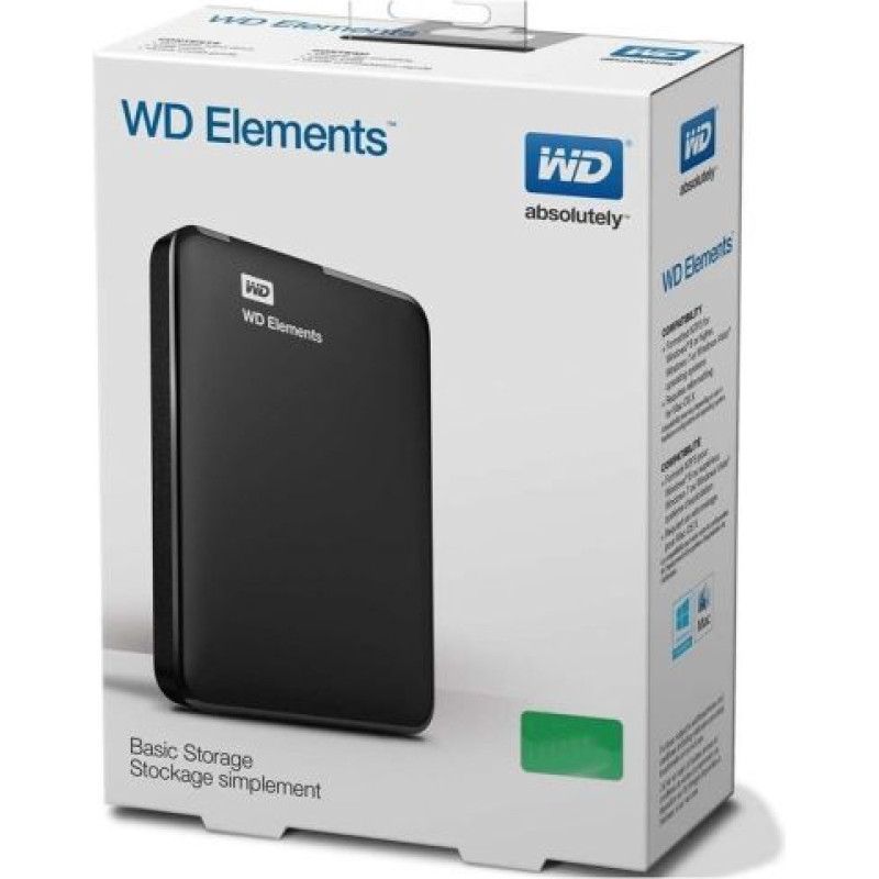 Western Digital HDD External Elements 2.5" 4TB USB 3.2 (WDBU6Y0040BBK-WESN)