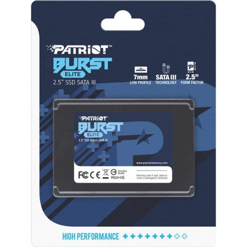 Patriot Memory BURST Elite 2.5" 2.5" 480 GB  Serial ATA III