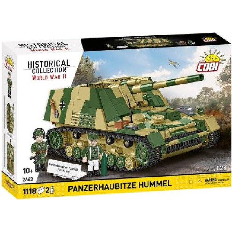 Cobi Klocki Blocks Panzehaubitze Hummel 1118 pieces