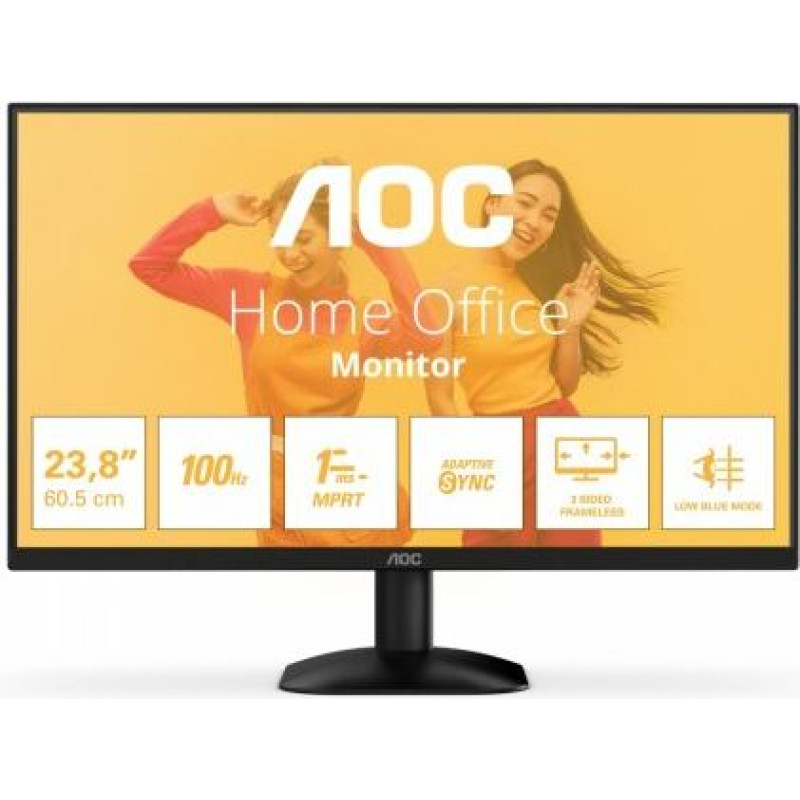 AOC Monitor 24B35HM2 23.8'' VA 100Hz HDMI VGA