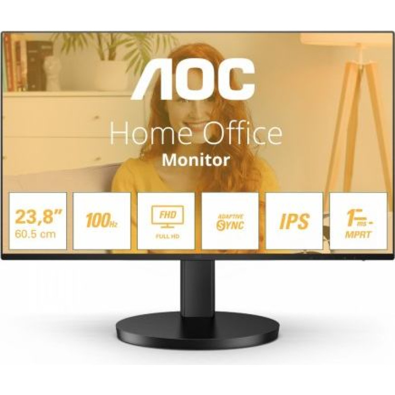 AOC Monitor 24B3HA2 23.8 inch IPS 100Hz HDMI Speakers