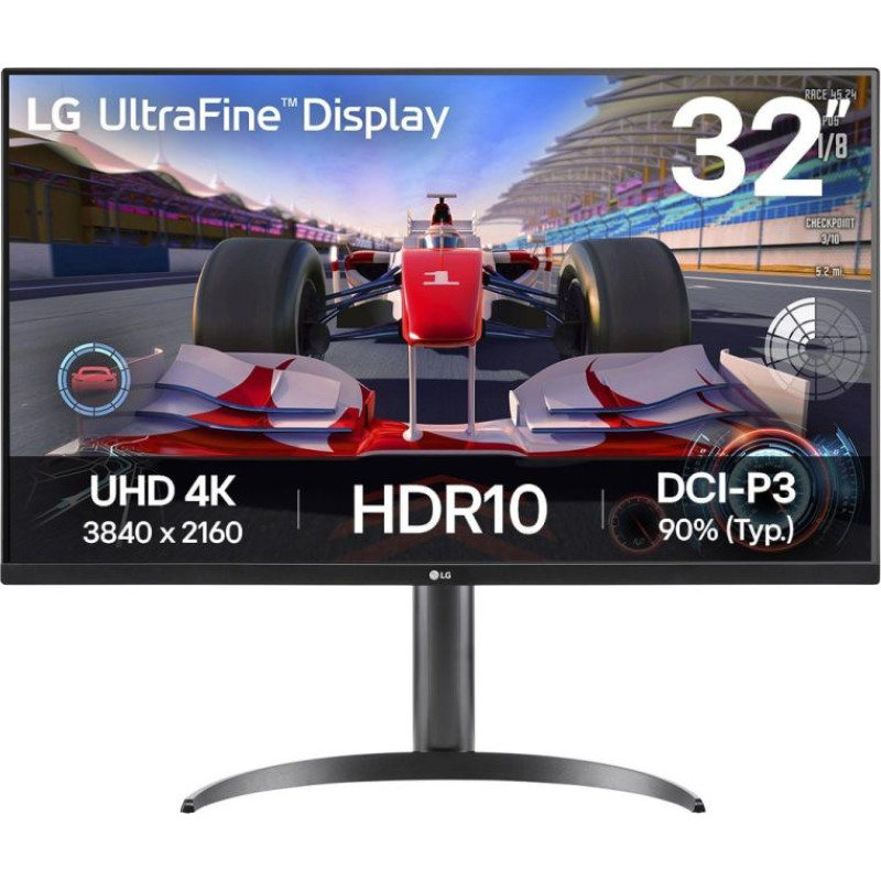 LG 32UR550K-B computer monitor 80 cm (31.5") 3840 x 2160 pixels 4K Ultra HD Black