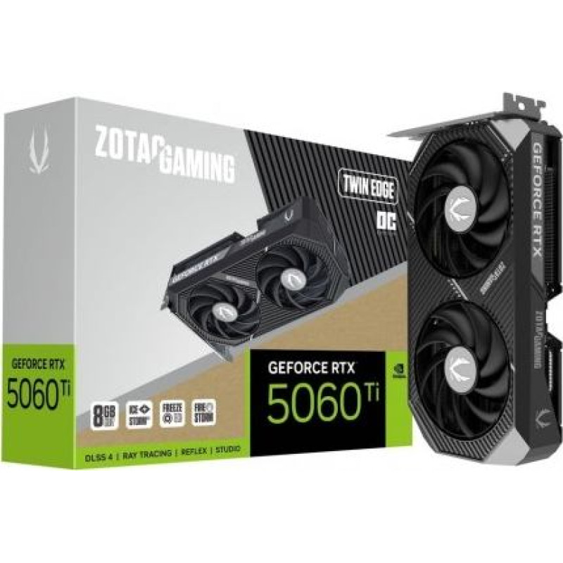 Zotac Graphics card GeForce RTX 5060 Ti 8GB TWIN EDGE OC GDDR7 128bit 3DP/HDMI