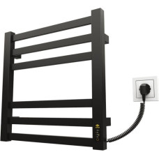Kosser Полотенцесушитель Gerda 500x500/6 ER с таймером, черный.