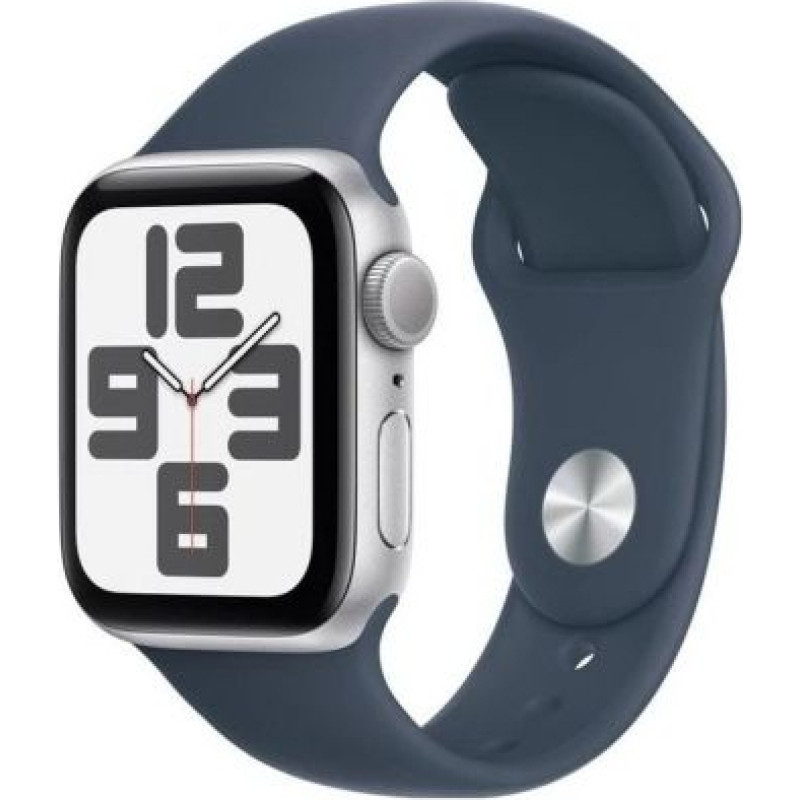 Apple смотреть серии 10 GPS 46mm серебряный alu корпус, деним спорт группа M/L EU MWWM3