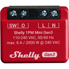 Shelly 1PM Mini Gen3 Controller, WiFi/Bluetooth