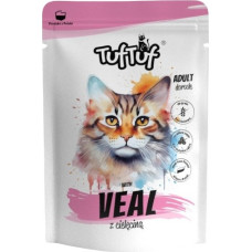 Tuftuf TUF TUF with veal - wet cat food - 300g