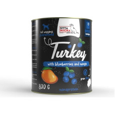 Syta Micha Turkey with berries and mango - wet dog food - 800g