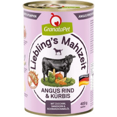 Fox4Pets GRANATAPET Liebling's Mahlzeit Angus beef & pumpkin - wet dog food - 800g