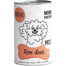 Paka Zwierzaka Pepe Roe deer - wet dog food - 400g