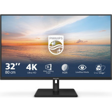 Philips 1000 series 32E1N1800LA/00 LED display 80 cm (31.5") 3840 x 2160 pixels 4K Ultra HD LCD Black