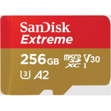 Sandisk Extreme 256 GB MicroSDXC UHS-I Class 10