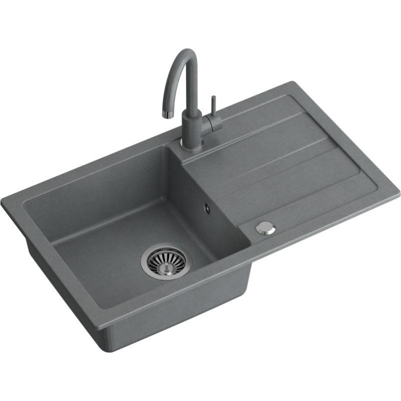 Quadron Plautuvė su mai&scaron;ytuvu Quadron GO MAX, TQ7744GMSZ, pilka