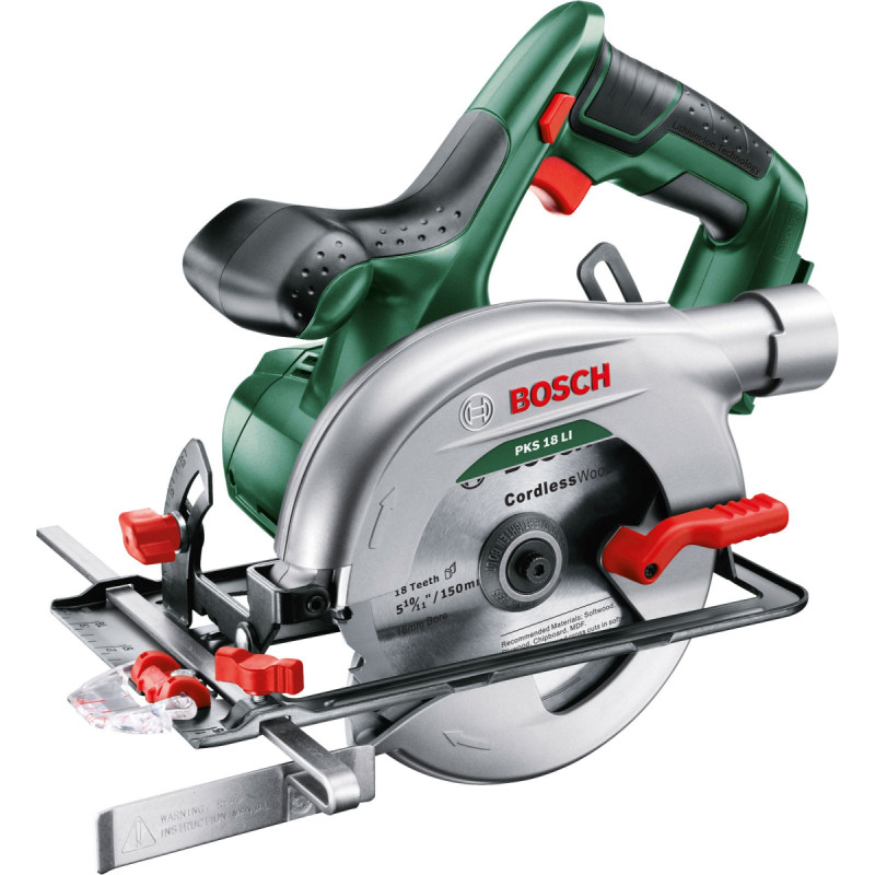 Bosch Diskinis pjūklas BOSCH PKS 18 LI solo, be akumuliatoriaus, 06033B1300