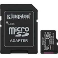 Kingston Karta pamięci microSD 512GB Canvas Select+ G3 150MB/s Adapter