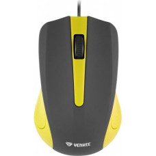 Yenkee USB wired mouse, 3 buttons, rubberized surface