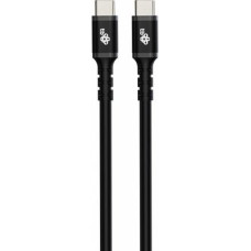 TB USB C - USB C cable 1 m. silicone black