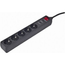Gembird Surge protector 5 X German socket/3m