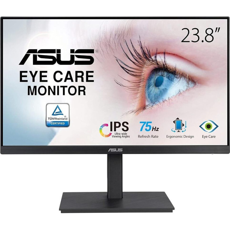Asus VA24EQSB монитор для ПК 60,5 cm (23.8") 1920 x 1080 пикселей Full HD LED Черный