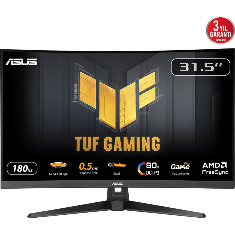 Asus TUF Gaming VG32WQ3B монитор для ПК 80 cm (31.5") 2560 x 1440 пикселей Quad HD LED Черный