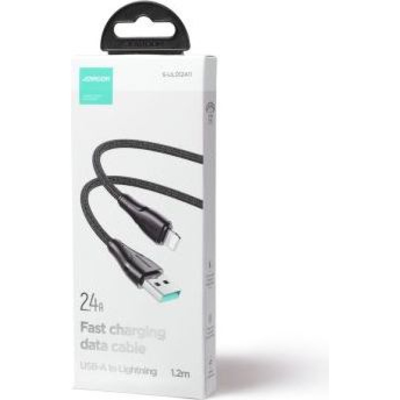 Joyroom USB - Lightning Cable Surpass Series, 2.4A, 1.2m, Black (S-UL012A11)