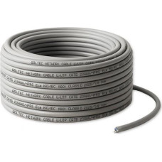 Qoltec UTP patchcord cable CAT6 Copper Cu 50m grey