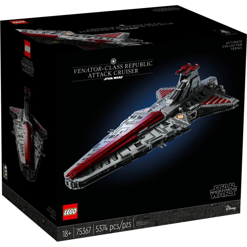 Lego STAR WARS 75367 Venator-class Republic Attack Cruiser (Ultimate Collector Series)