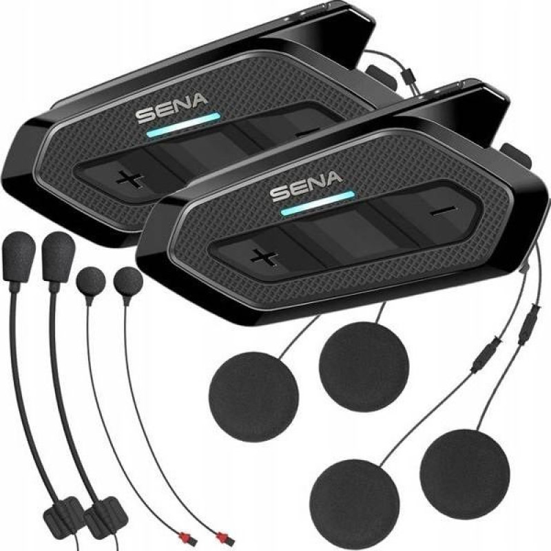 Sena Zestaw głośnom&oacute;wiący Sena Interkom motocyklowy Sena Spider RT1 Dual Pack