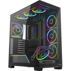 Modecom Case PC VOLCANO STELLAR PLUS ARGB MIDI 8F Black