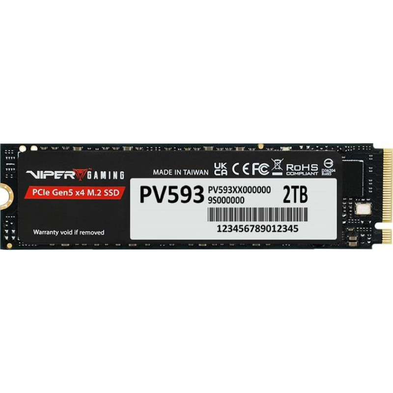 Patriot Memory Patriot Viper PV593 M.2 PCI-E Gen5 x4 NVMe2 2TB 14G