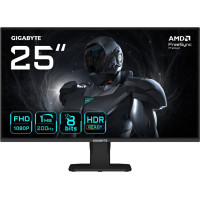 Gigabyte GS25F2 25" FHD Gaming Monitor - 1920 x 1080, 200Hz, 1ms, 300 cd/m2, Display HDR 10, HDMI 2.0, Displayport 1.4