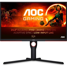 AOC G3 25G3ZM/BK computer monitor 62.2 cm (24.5") 1920 x 1080 pixels Full HD Black, Red