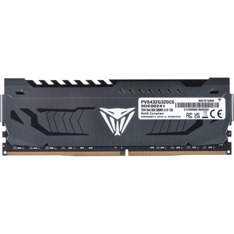 Patriot Memory Viper Steel PVS432G320C6 memory module 32 GB 1 x 32 GB DDR4 3200 MHz