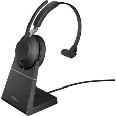 Jabra Evolve2 65 USB-A UC Mono with Charging Stand - Black