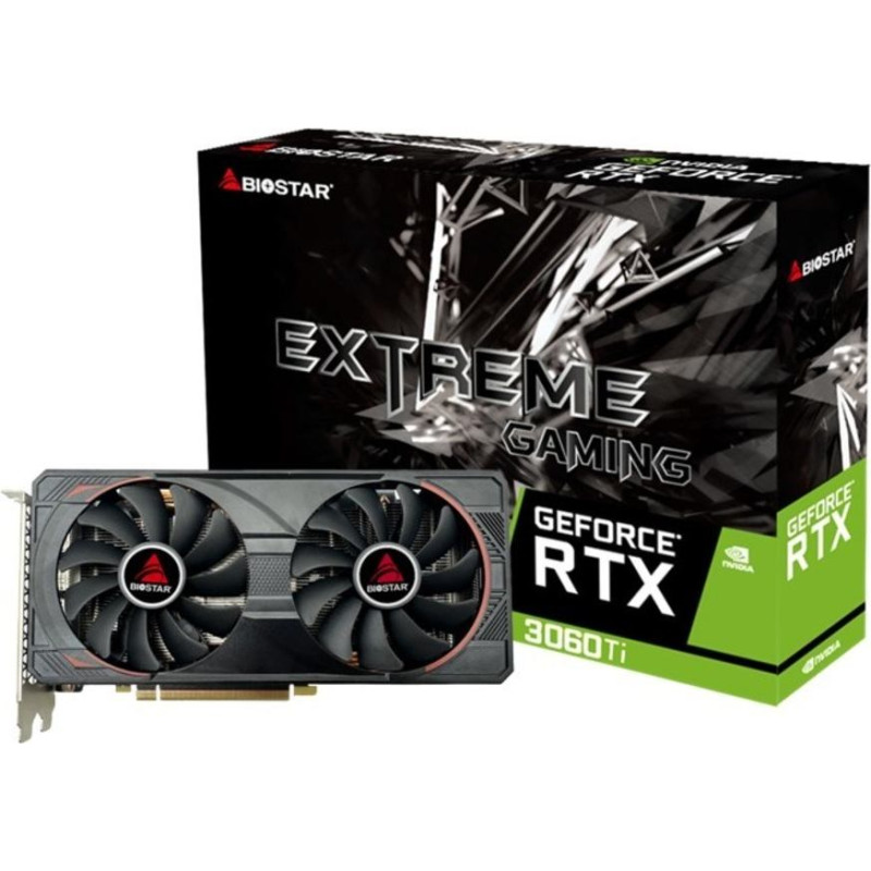 Biostar GeForce RTX 3060 Ti 8GB Graphics Card (N3606TM82)