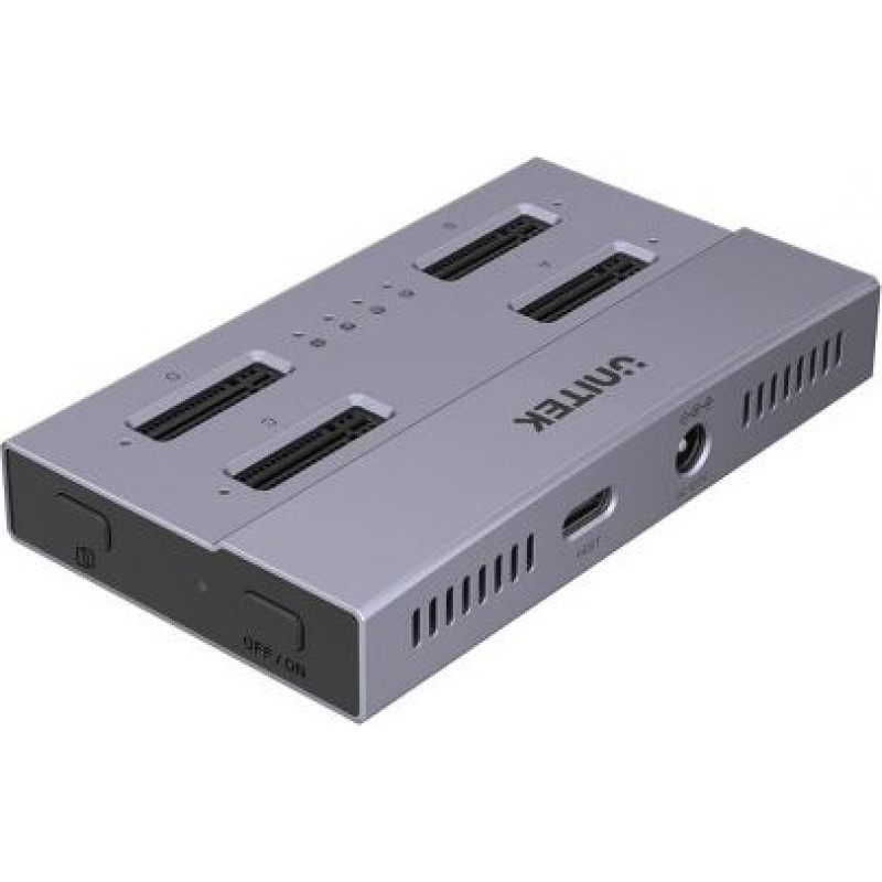Unitek Disc Clone Station 4xM.2 SSD, USB4; S1243BGY01-E