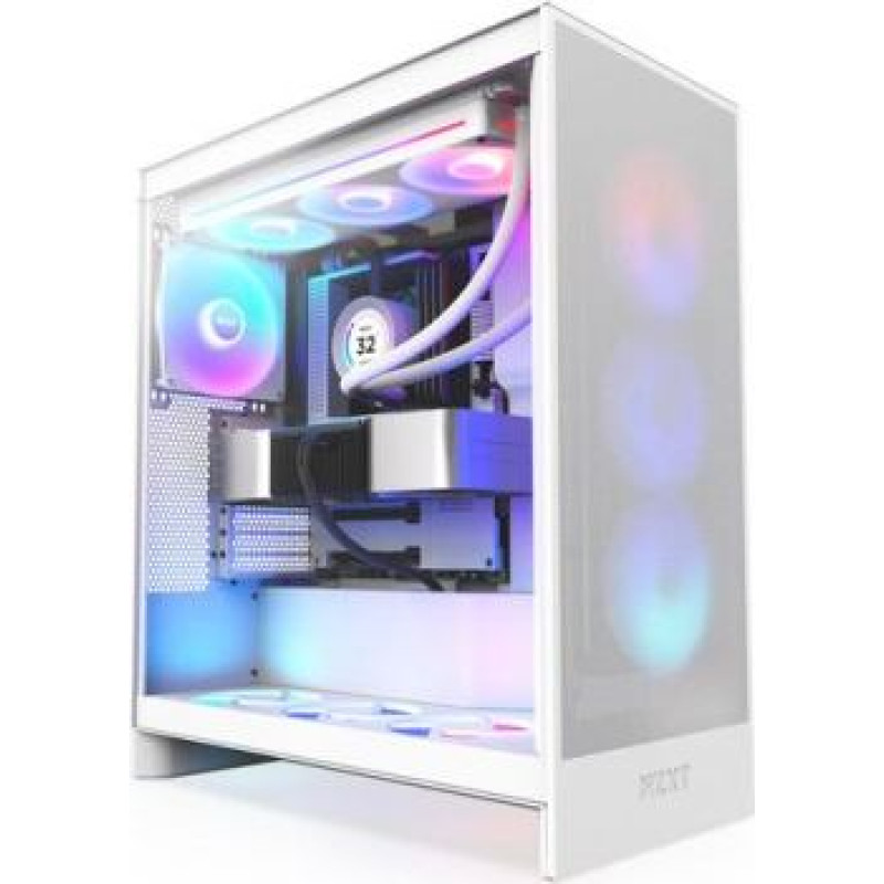 Nzxt PC case NZXT H7 FLOW RGB MIDI white