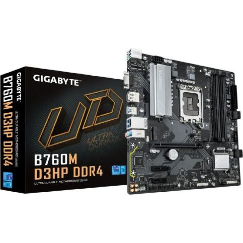 Gigabyte B760M D3HP DDR4 s1700 4DDR4 DSUB/HDMI/DP mATX