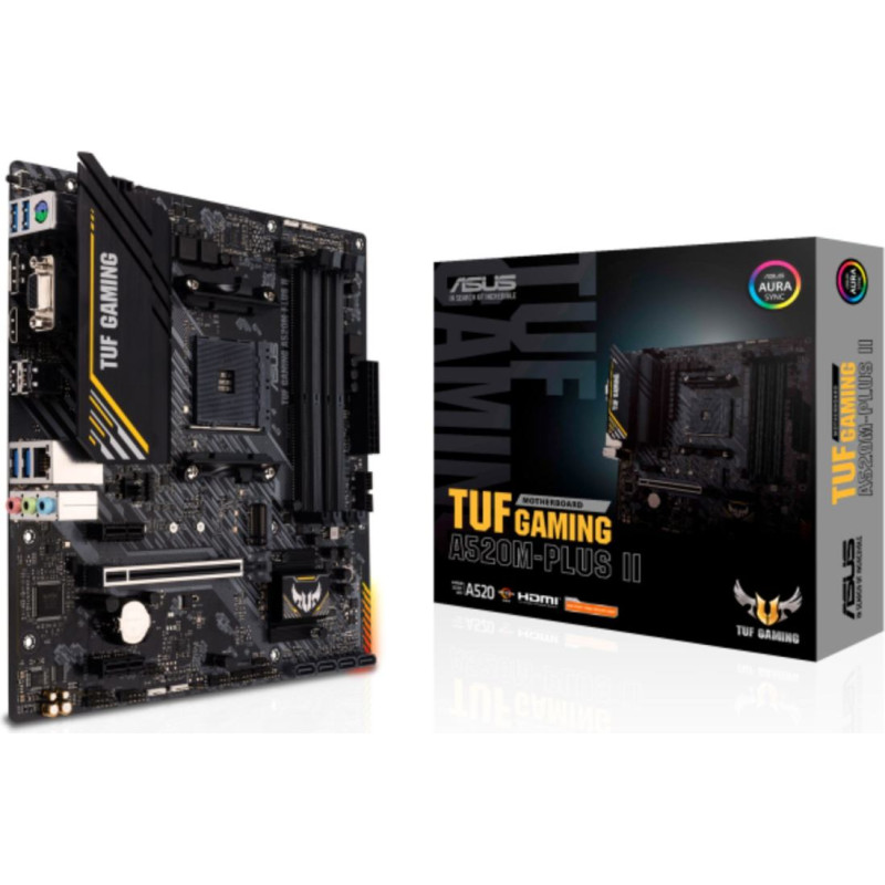 Asus TUF GAMING A520M-PLUS II AMD A520 Socket AM4 micro ATX