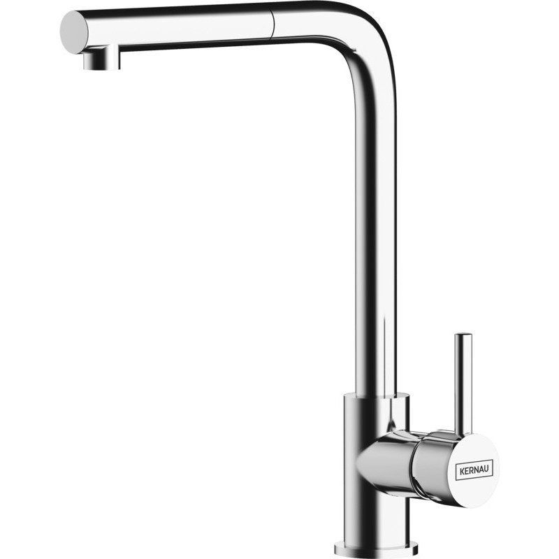 Kernau Кухонный смеситель с выдвижным шлангом KWT 06 PO CHROME.