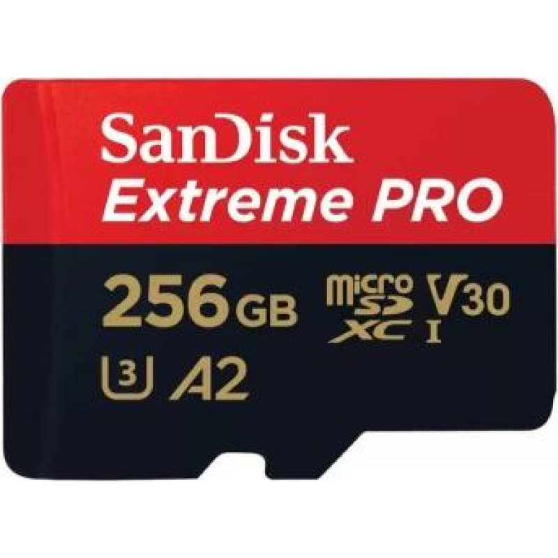 Sandisk Extreme Pro microSDXC 256GB 200/140 MB/s A2